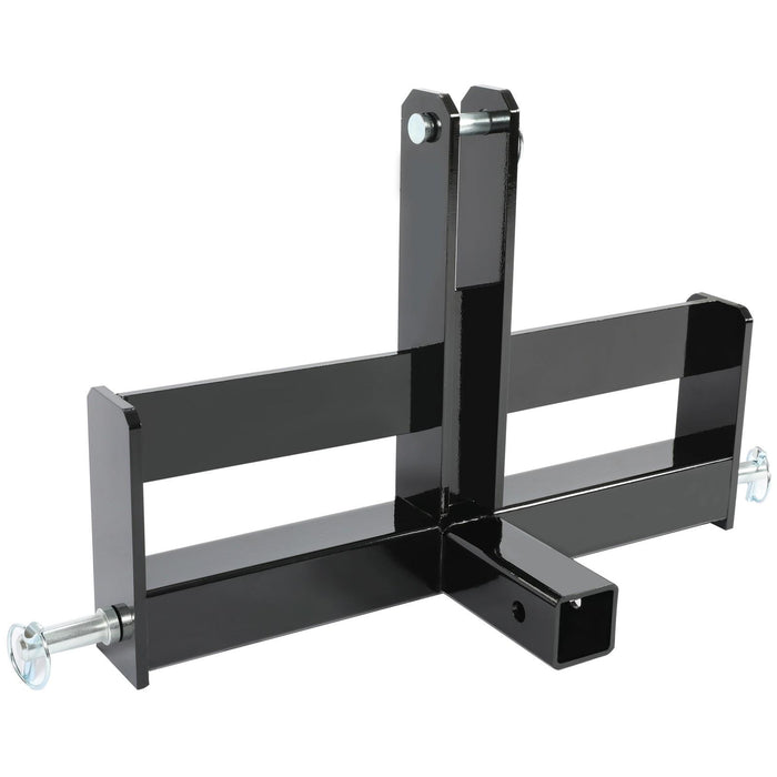 DURAFORCE 3 Point 2" Receiver Hitch Drawbar W/Suitcase Weight Bracket For CAT 1 Tractors