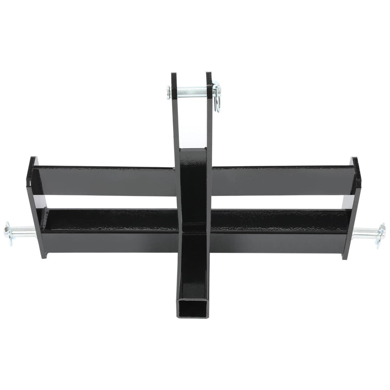 DURAFORCE 3 Point 2" Receiver Hitch Drawbar W/Suitcase Weight Bracket For CAT 1 Tractors