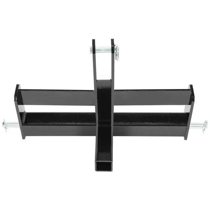 DURAFORCE 3 Point 2" Receiver Hitch Drawbar W/Suitcase Weight Bracket For CAT 1 Tractors