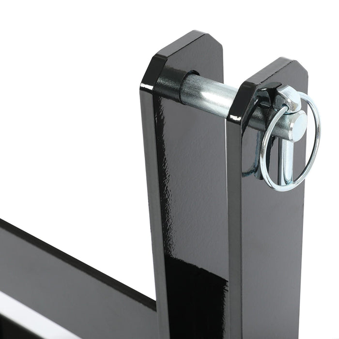 DURAFORCE 3 Point 2" Receiver Hitch Drawbar W/Suitcase Weight Bracket For CAT 1 Tractors