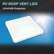DURAFORCE FOR RV Camper Cargo Motorhome Trailer Roof Vent Lid Cover Replacement 14" x 14"