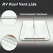 DURAFORCE FOR RV Camper Cargo Motorhome Trailer Roof Vent Lid Cover Replacement 14" x 14"