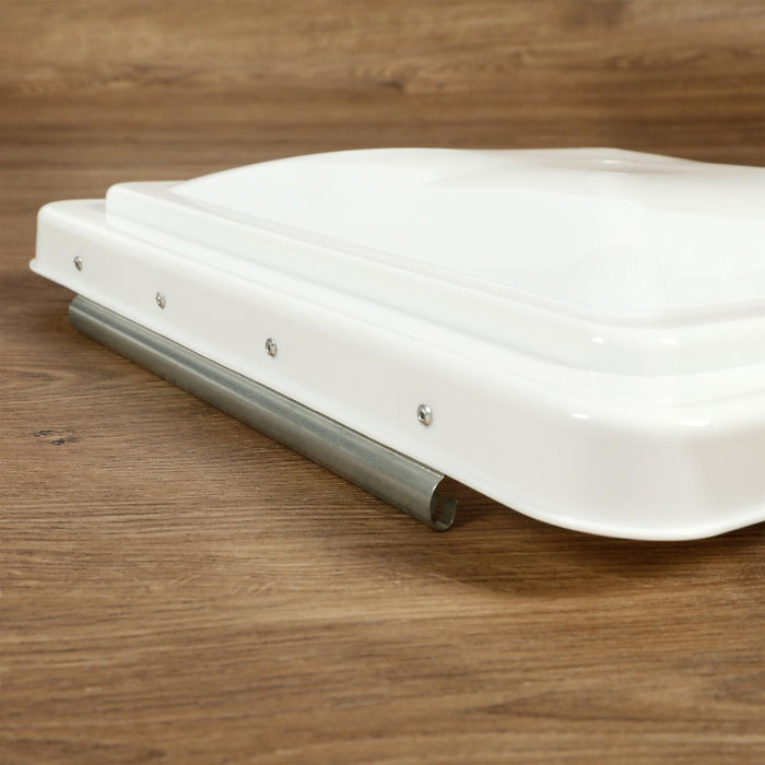 DURAFORCE 2Pack 14"X14" RV Replacement Roof Vent Cover White Camper (Trailer) Vent Cover