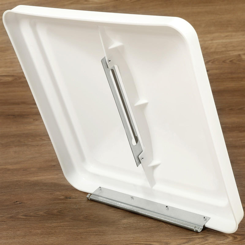 DURAFORCE 2Pack 14"X14" RV Replacement Roof Vent Cover White Camper (Trailer) Vent Cover