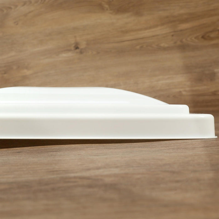 DURAFORCE 2Pack 14"X14" RV Replacement Roof Vent Cover White Camper (Trailer) Vent Cover