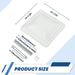 DURAFORCE 2Pack 14"X14" RV Replacement Roof Vent Cover White Camper (Trailer) Vent Cover