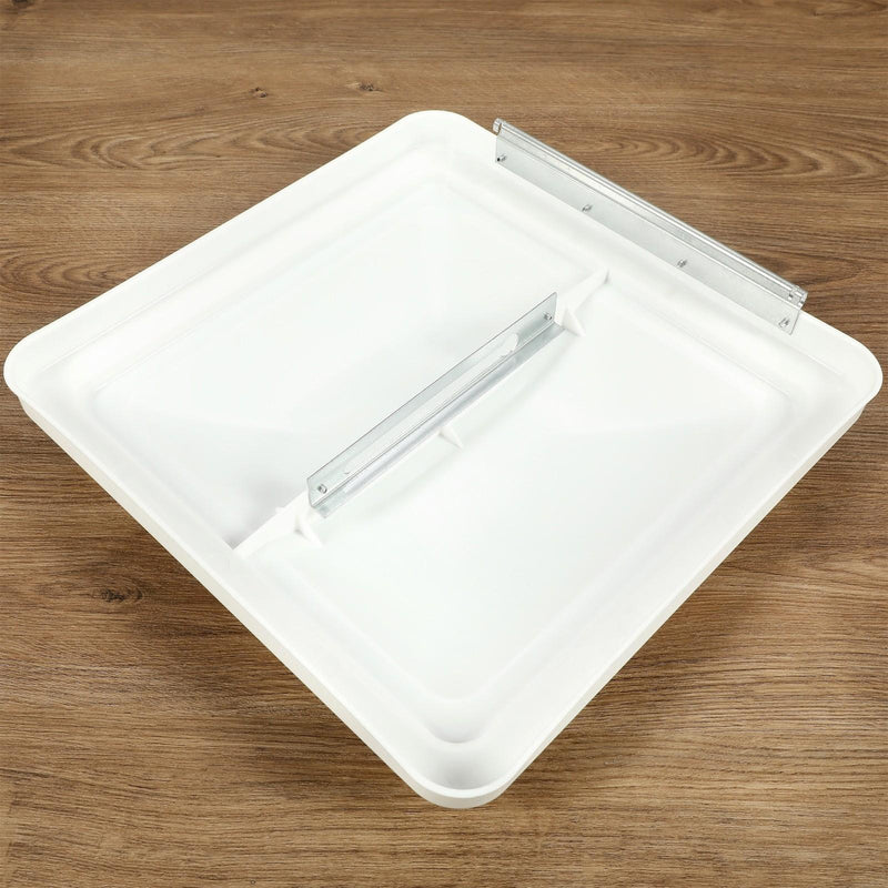 DURAFORCE 2Pack 14"X14" RV Replacement Roof Vent Cover White Camper (Trailer) Vent Cover