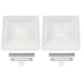 DURAFORCE 2Pack 14"X14" RV Replacement Roof Vent Cover White Camper (Trailer) Vent Cover