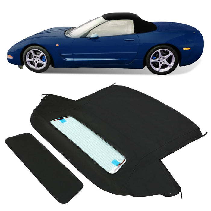 DURAFORCE Convertible Soft Top & Heated Glass window Fits For Corvette C5 1998-2004