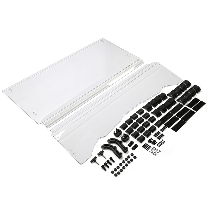 DURAFORCE For Buck 200 / 400 New Clear UTV Flip Folding Front Windshield