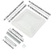 DURAFORCE 3 Pack RV Roof Vent Cover Lid White For Camper Trailer Air Ventline 14" X14"