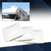 DURAFORCE 3 Pack RV Roof Vent Cover Lid White For Camper Trailer Air Ventline 14" X14"