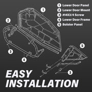 DURAFORCE Lower Door Panel Inserts Kit For 2014-2023 Polaris RZR 900 1000 XP S Turbo 2Door