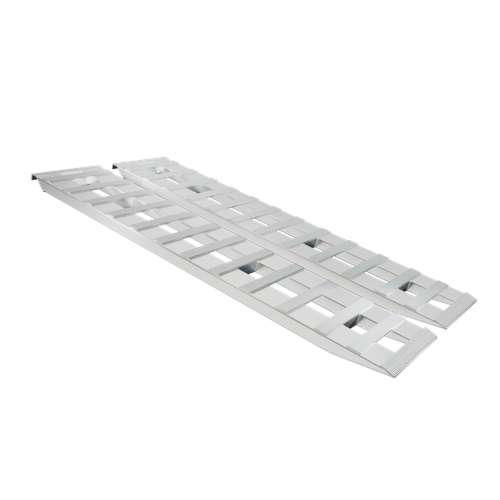 DURAFORCE 72" X 15" 8500 LBS ALUMINUM Hook Ramp CAR TRUCK TRAILER Auto Hauler Pair 6FT