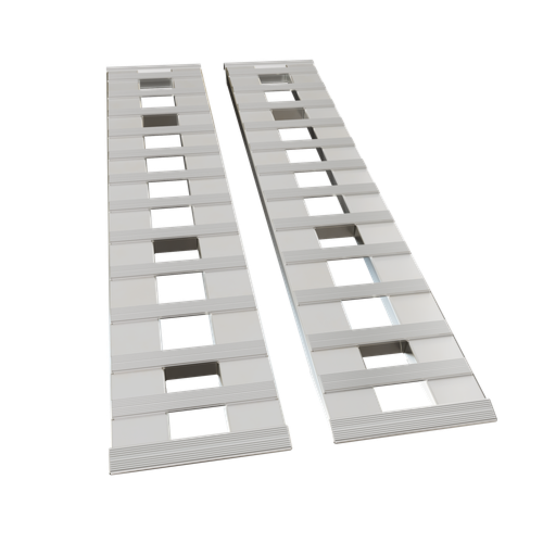 DURAFORCE 72" X 15" 8500 LBS ALUMINUM Hook Ramp CAR TRUCK TRAILER Auto Hauler Pair 6FT