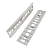 DURAFORCE 72" X 15" 8500 LBS ALUMINUM Hook Ramp CAR TRUCK TRAILER Auto Hauler Pair 6FT