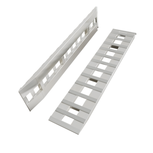 DURAFORCE 72" X 15" 8500 LBS ALUMINUM Hook Ramp CAR TRUCK TRAILER Auto Hauler Pair 6FT