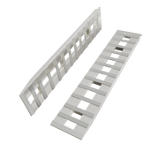 DURAFORCE 72" X 15" 8500 LBS ALUMINUM Hook Ramp CAR TRUCK TRAILER Auto Hauler Pair 6FT