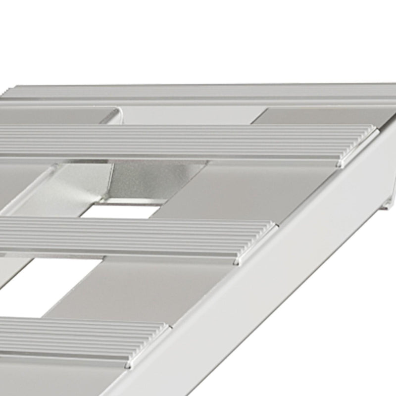 DURAFORCE 72" X 15" 8500 LBS ALUMINUM Hook Ramp CAR TRUCK TRAILER Auto Hauler Pair 6FT