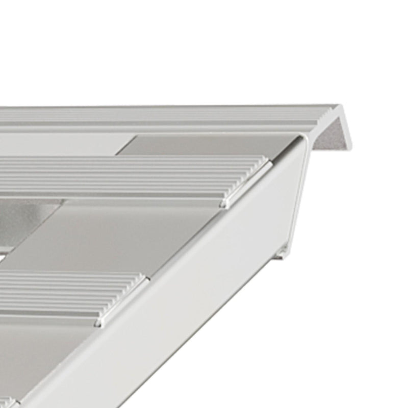 DURAFORCE 72" X 15" 8500 LBS ALUMINUM Hook Ramp CAR TRUCK TRAILER Auto Hauler Pair 6FT