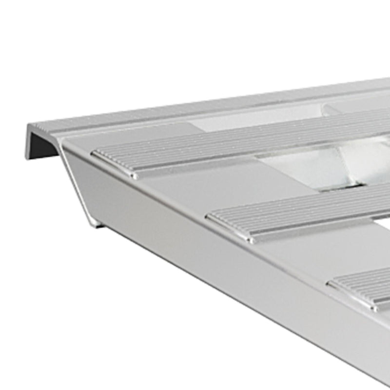 DURAFORCE 72" X 15" 8500 LBS ALUMINUM Hook Ramp CAR TRUCK TRAILER Auto Hauler Pair 6FT