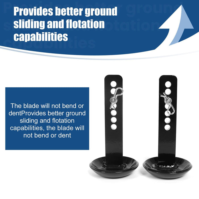 DURAFORCE Dome Snow Plow Shoe Skid For John Deere 42 46 47 48 54 Blade #M147167 #AM119321