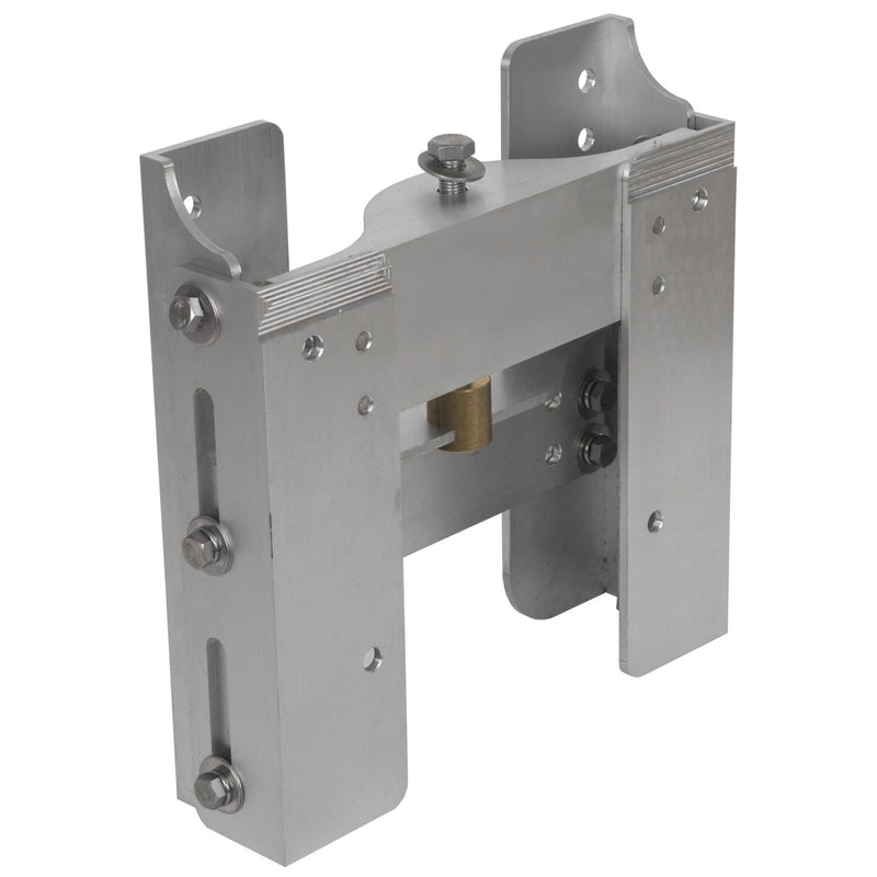DURAFORCE Boat Adjustable 4'' Outboard Boat Aluminum Motor Jack Plate Tool Silver