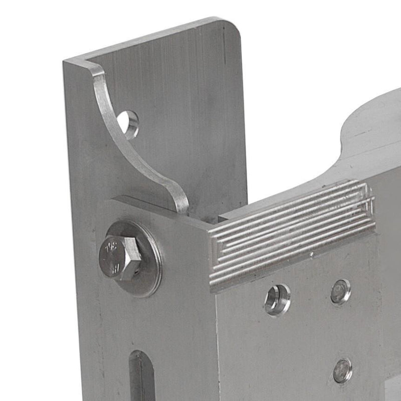 DURAFORCE Boat Adjustable 4'' Outboard Boat Aluminum Motor Jack Plate Tool Silver