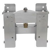 DURAFORCE Boat Adjustable 4'' Outboard Boat Aluminum Motor Jack Plate Tool Silver
