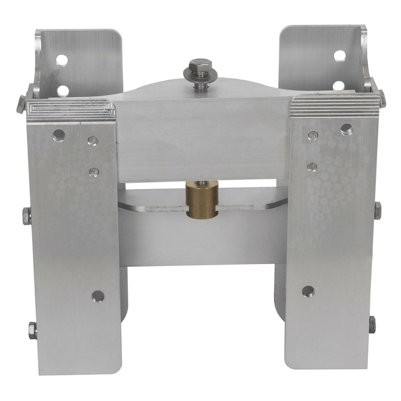 DURAFORCE Boat Adjustable 4'' Outboard Boat Aluminum Motor Jack Plate Tool Silver