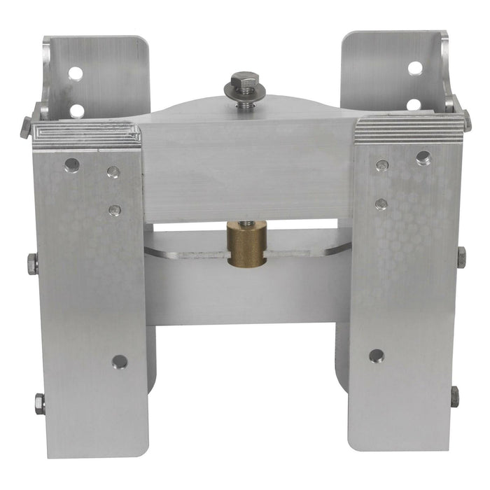 DURAFORCE Boat Adjustable 4'' Outboard Boat Aluminum Motor Jack Plate Tool Silver