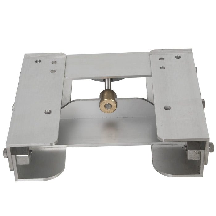 DURAFORCE Boat Adjustable 4'' Outboard Boat Aluminum Motor Jack Plate Tool Silver