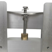 DURAFORCE Boat Adjustable 4'' Outboard Boat Aluminum Motor Jack Plate Tool Silver