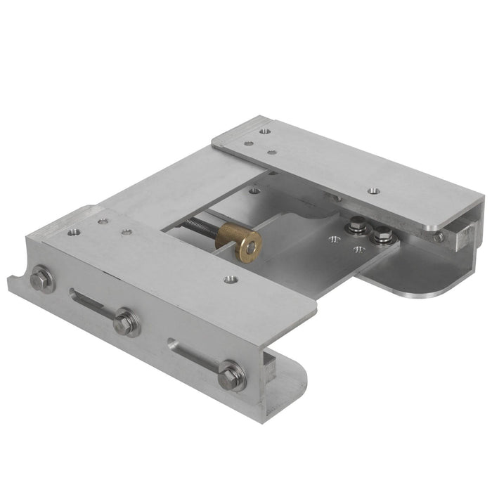 DURAFORCE Boat Adjustable 4'' Outboard Boat Aluminum Motor Jack Plate Tool Silver