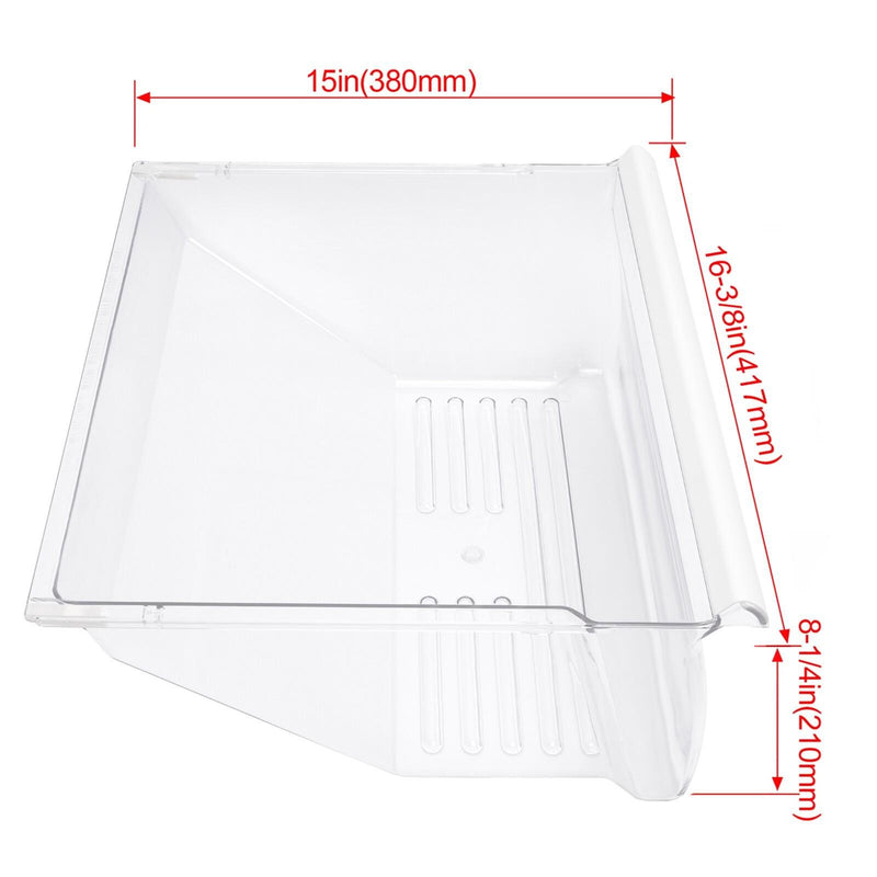DURAFORCE Crisper Pan Bottom Drawer Replace For Whirlpool Refrigerator WP2188664 2188664