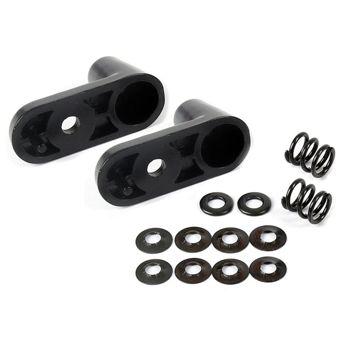 DURAFORCE 2) Bracket Sun Visor Repair Kit For Jeep Wrangler 2003-2006 Aluminum 924-532