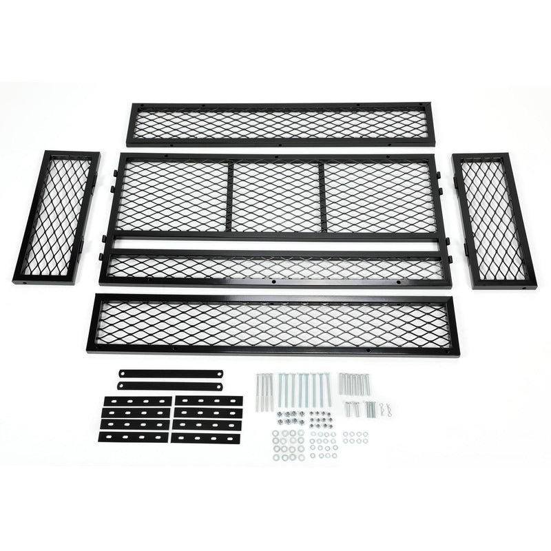 DURAFORCE Front For ATV Drop Cargo Basket Rack Storage Carrier Kit Universal Steel Black