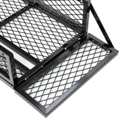 DURAFORCE Front For ATV Drop Cargo Basket Rack Storage Carrier Kit Universal Steel Black