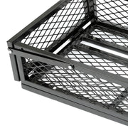DURAFORCE Front For ATV Drop Cargo Basket Rack Storage Carrier Kit Universal Steel Black