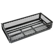 DURAFORCE Front For ATV Drop Cargo Basket Rack Storage Carrier Kit Universal Steel Black