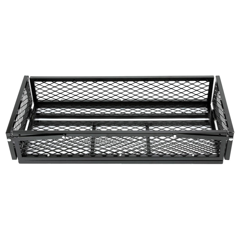DURAFORCE Front For ATV Drop Cargo Basket Rack Storage Carrier Kit Universal Steel Black
