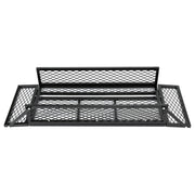 DURAFORCE Front For ATV Drop Cargo Basket Rack Storage Carrier Kit Universal Steel Black