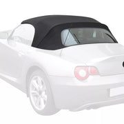 DURAFORCE For 2003-2008 BMW Z4 Convertible Coupe Soft Top with Heated Glass Window, Black