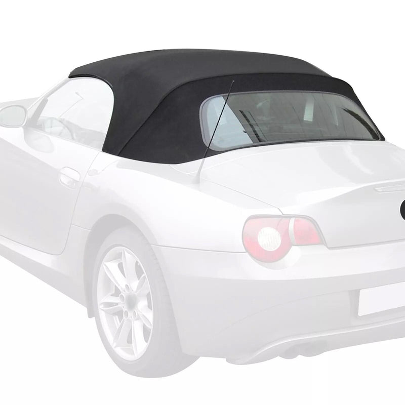 DURAFORCE For 2003-2008 BMW Z4 Convertible Coupe Soft Top with Heated Glass Window, Black