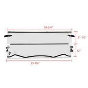 DURAFORCE Folding Front Windshield Clear For 2016+ Kawasaki Teryx 800/Teryx4 800 2016-2024