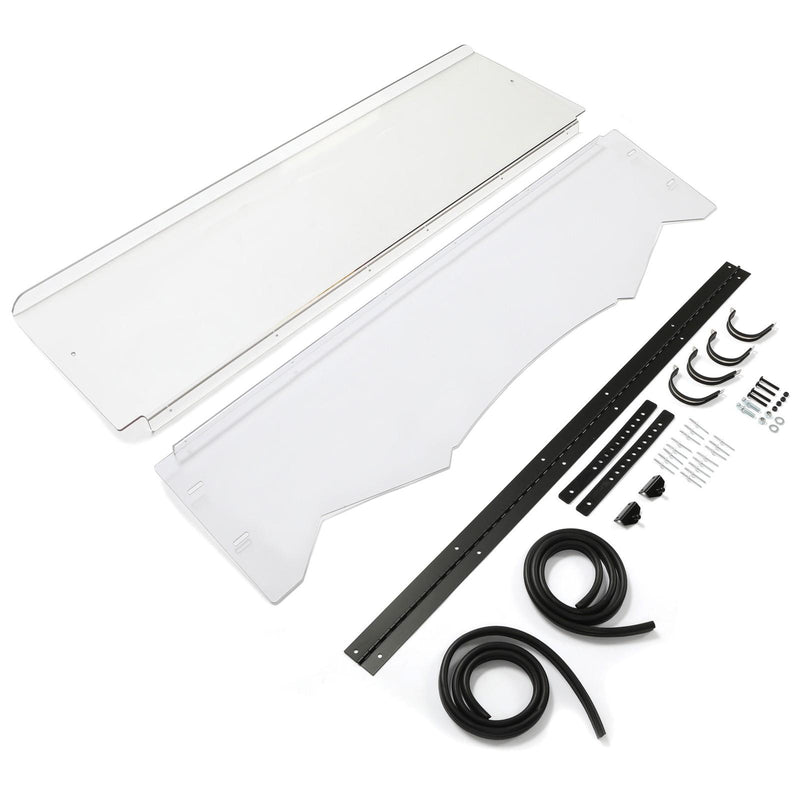 DURAFORCE Folding Front Windshield Clear For 2016+ Kawasaki Teryx 800/Teryx4 800 2016-2024