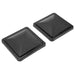 DURAFORCE 2PCS 14"X14" For RV Replacement Black Roof Vent Cover Camper Trailer Ventline
