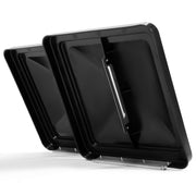 DURAFORCE 2PCS 14"X14" For RV Replacement Black Roof Vent Cover Camper Trailer Ventline