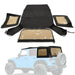 DURAFORCE Fits 2010-18 Jeep Wrangler JK Rubicon 4-Door Replacement Soft Top Tinted Windows