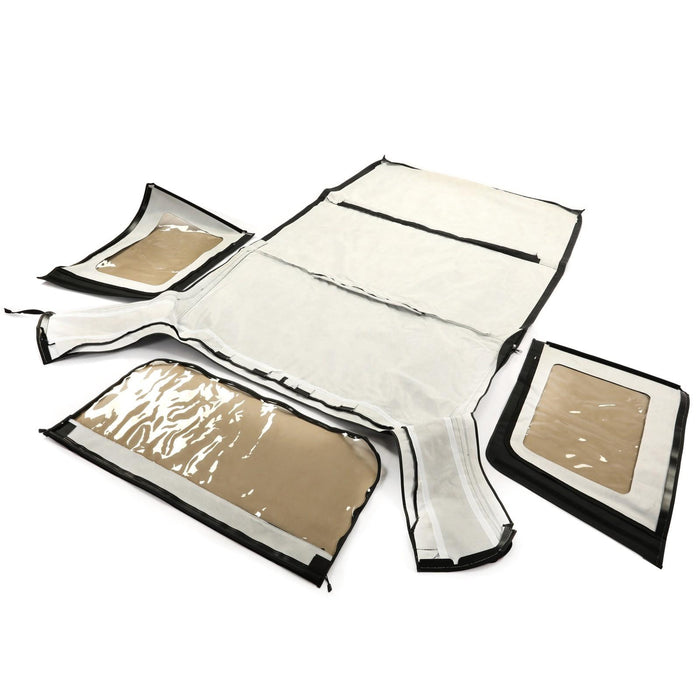 DURAFORCE Fits 2010-18 Jeep Wrangler JK Rubicon 4-Door Replacement Soft Top Tinted Windows